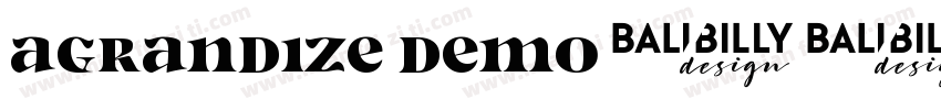 Agrandize Demo字体转换